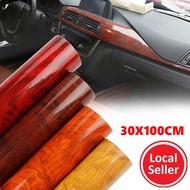 30*100cm DIY Auto Decal Roll Car Vinyl 5D 6D Sticker Wood Grain High Glossy Film Wrap Axia Myvi Bezz
