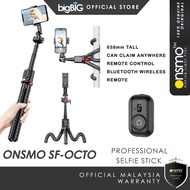 Onsmo SF-Octo 2 in 1 Flexible Octopus Tripod Selfie Stick untuk Vlogger Photographer Content Creator