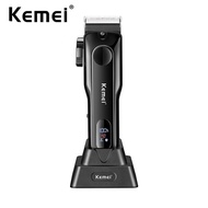Kemei Hair Clipper Professional Barber Fade Hair Cutting Machine Electric Hair Trimmer Adjustable Ha