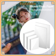 TONFASHION Glossy Photo Paper, 100/20sheets Quick Dry Inkjet Printing Photo Paper, High Gloss A4 3R 