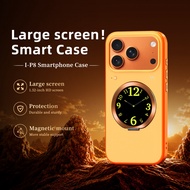 1.52 Inch Smart Circular Screen Case With Magnetic Phone Holder For Phone 17 Pro Previewing Captured