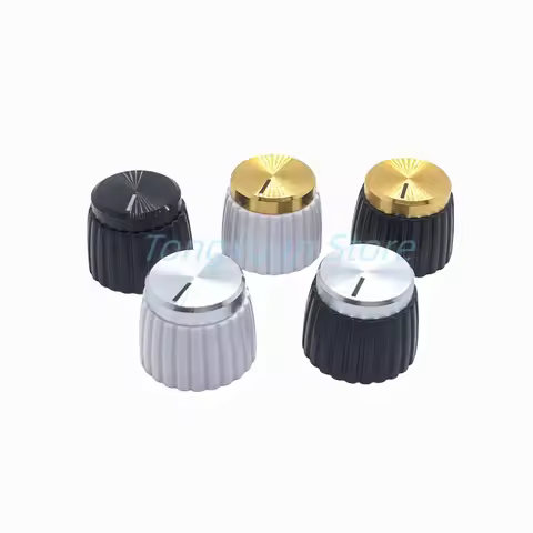 30pcs Aluminum Plastic Set Button Capfor Marshall Audio Guitar AMP Effect Pedal Over Pointer Knobdri