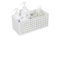 GOME Multipurpose Basket Square With Divider Model HX14207 Size 7x28x12 Cm. White