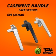 608 Aluminium Window Handle / Pemegang Cermin Tingkap Casement Handle Pemegang Tingkap Kaca