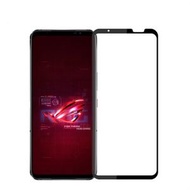 全城熱賣 - 適用於華碩ROG遊戲手機6/Phone 6 / Rog Phone 6 Pro 品無憂 金鑽 9H 2.5D全屏鋼化玻璃膜（黑色）
