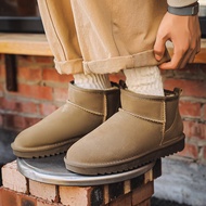 2024 Winter New Style ugg Snow Boots Cowhide Thickened Warm Anti-slip Cotton Shoes ugg