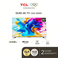 TCL 85" QLED 4K Google TV with 120Hz Dolby Vision Atmos 85 inch HDR 10+ AMD FreeSync MEMC Gaming Mod
