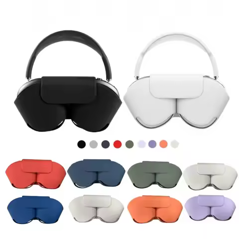 Luxury PU Headphones Cover For AirPods Max Case Anti-scratch Waterproof Protective Headset Cases For