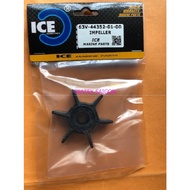 Yamaha cooling pump impeller 9.9M/15M/F15/F20 , 63V-44352-01-00