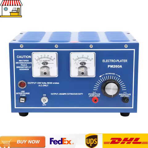 Jewelry Electroplating Machine| 110V 30A Gold Plating Machine| Voltage ＆ Current Adjustable Electro 