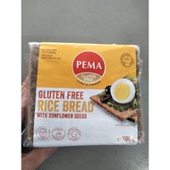 ⭐ Pema Gluten Free Rice Bread 500g.ขนมปังผสมเมล็ดทานตะวัน 500 กรัม⭐