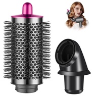 Large Round Volumizing Brush for Dyson Airwrap with Adaptor for Dyson Supersonic Hair Dryer HD01 HD0