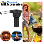 REFINEMENT BBQ Blower Portable Bellows Fire BBQ Grill Accessories BBQ Fan