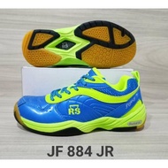 Sepatu olahraga bulutangkis badminton Junior RS JF 884 warna Biru Uk35