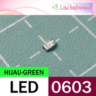 HIJAU 0603 Single Color LED SMD SMT GREEN-GREEN