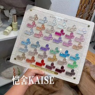 Set กลิตเตอร์ kaise 36 สี สีเจล เล็บเจล
