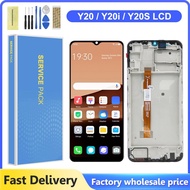 6.51" For Vivo Y20 / Y20i /Y20S LCD Display Touch Screen Digitizer Sensor Assembly For vivo V2029 V2