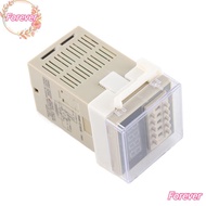 FOREVER Digital Time Relay, LCD Display 0.01S-9999H Time Relay, Precision Timing DH48S-2Z 24VAC/DC D