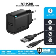 Robot RT-K8B 5v 2 adapter Charger.4A type c Fast charging