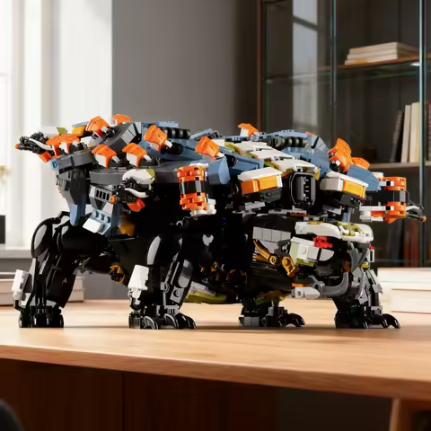 3689pcs MOC Games Horizon Forbidden West Shellsnapper Model Building Blocks Christmas Gift Creative 