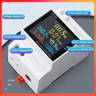 LAMJAD D52-2066 6-in-1 multi-function voltmeter 110V 220V 380V 100A smart home digital display elect
