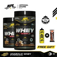 NPL Anabolic Whey gH 4lbs(1.8kg) 28g Protein with Creatine Stack Halal Whey Protein