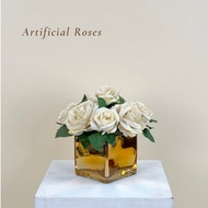 Akara Dokmaii Artificial Rose Vase