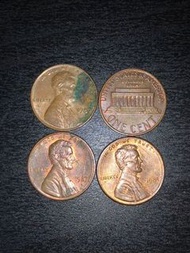 USA 美國八十年代舊錢幣 銀仔 cent penny  鑄造錯誤 mint error die chip 收集 收藏 coin coins collection 絕版 限量 禮物 紀念