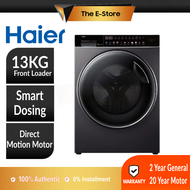 [New] Haier 12/13KG Inverter Front Load Washer | HW120-BP14959S8 HW130-BD14166S8U1 (Mesin Cuci Basuh