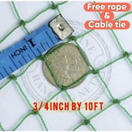 [100 meters] 3/4” x 10 feet Poultry Net for Chicken Range Fence / Lambat