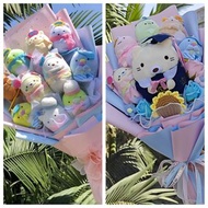 Sumikko Gurashi 角落生物公仔花束｜畢業花 Graduation Flower 角落生物畢業公仔花 生日禮物 現貨