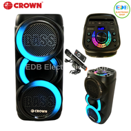 Crown PD-883 Portable Dancing Light Baffle with Wireless Microphone Rechargeable Speaker PD883