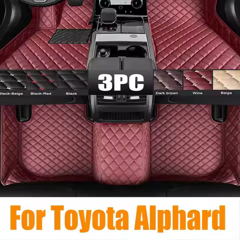 Original For Toyota Alphard AH30 2015-2021 RHD Auto Car Floor Mats All-Weather Foot Mat Odorless Pad