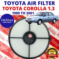 TOYOTA AIR FILTER FOR TOYOTA COROLLA 1.3 1989 TO 2001 EE90, EE100, EE110 (17801-10030)