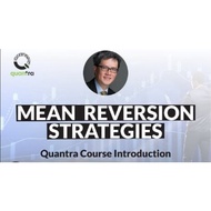 Quantinsti - Mean Reversion Strategies In Python Dr. Ernest P. Chan