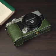 Suitable for Olympus ep7 Protective Case Olympus EP7 Camera Bag Retro Buffalo Pattern Base Crossbody