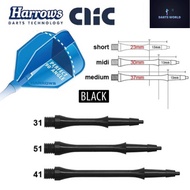 🔥READY STOCK🔥SHAFT-HARROWS-CLIC-SLIM-BLACK