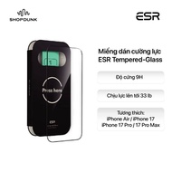 ESR Tempered-Glass Tempered Glass Screen Protector for iPhone 17 / iPhone 17 Pro / iPhone 17 Pro Max