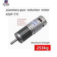 42GP-775 12v24v DC motor pengurang gear planet kuasa tinggi tork tinggi kelajuan mikro mengawal seli