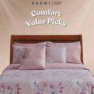 AKEMI Cotton Select Adore Quilt Cover Set | 100% Cotton 850TC (Super Single/Queen/King)