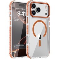 DEERLAMN Strong Magnetic Case for 17 Pro Max 6.9-Inch,[Compatible with Magsafe][Military Grade Drop 