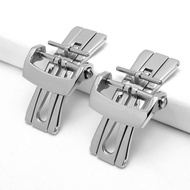 20mm Stainless Steel Folding Buckle for Blancpain Fifty Fathoms 5000 5015 Leather Rubber Nylon Watch