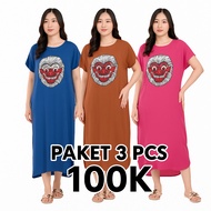 PACKAGE 3 PCS Plain Jumbo Rayon Cool Barong Daster LD 120 Daster Jumbo LD 120