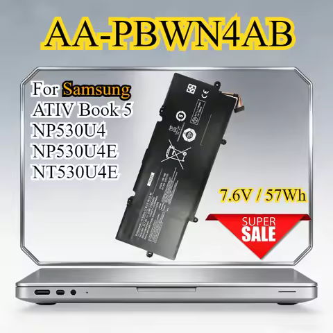 AA-PBWN4AB Laptop Battery for Samsung ATIV Book 5 540U ATIV Book 5 NP740 NP730U3E NP740U3E NP540U4E 