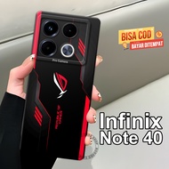 Softcase Infinix Note 40 infinix note 40 pro dan type lain motif ROG Gaming - Softcase custom - Kesing Hp - Cover Hp - Case Terbaru - Triozora Shop
