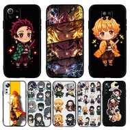【H-6】Anime Demon Slayer for Xiaomi POCO F3 M3 X3 X4 Pro X3 NFC X3 X4 F4 GT C40 TPU black silicone co