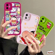 Compatible for Infinix Smart 8 7 Hot 40 Pro 40i 40 Pro 30i 30Play 30i Spark Go 2024 2023 Note 30 VIP 12 Turbo G96 ITEL S23 Cartoon Little Crayon All-inclusive Phone Case Soft Cover