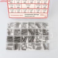 ARMARIO 300PCS/box Compression Spring Assortment Kit, 304 Stainless Steel DIY Tools Small Springs, H
