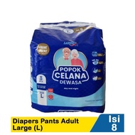 Larisst Diaper Pants Adult Diapers Pants Size M/L/XL Contents 6/8/10Pcs