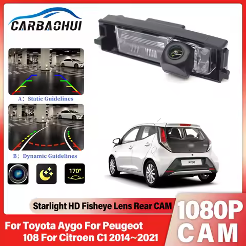 HD CCD Night Vision Auto Rear View Camera Car Reverse Parking Camera For Toyota Aygo For Peugeot 108